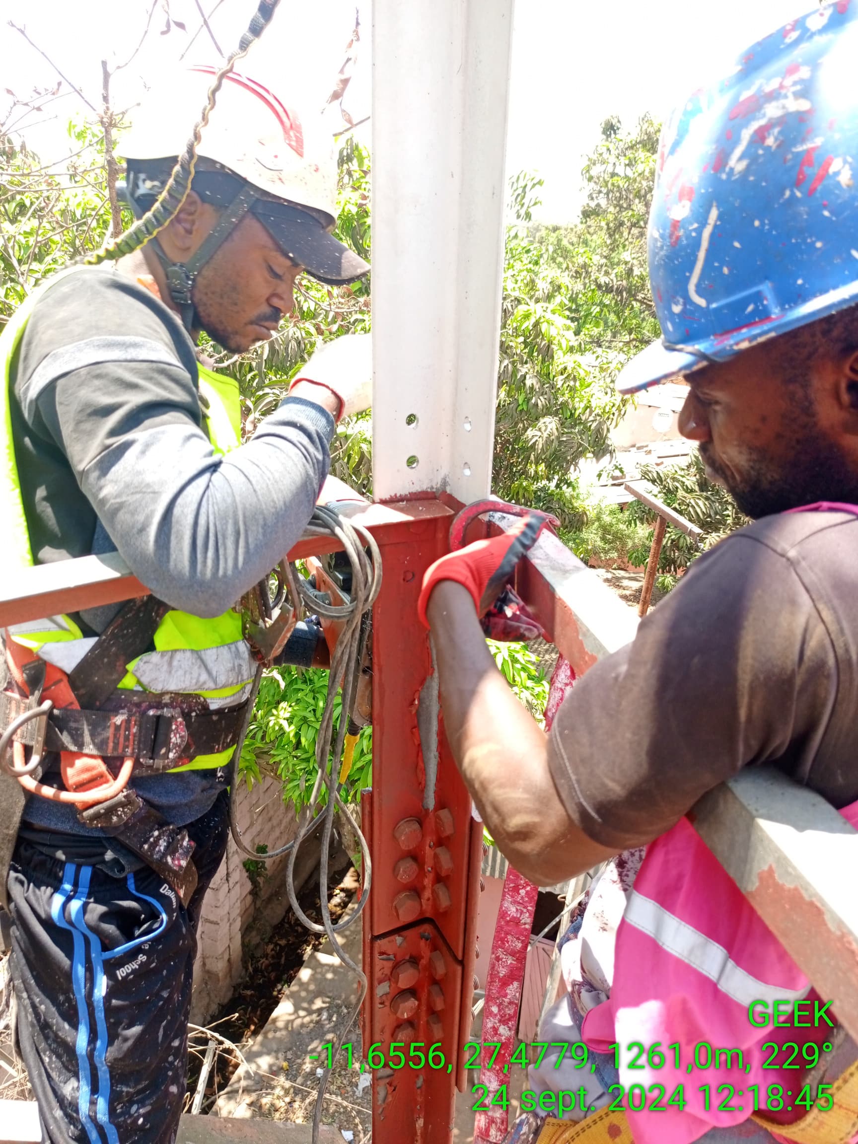 GEEK-EI, Renforcement des pilonnes